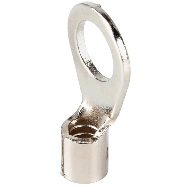 An APW Wyott stainless steel metal ring with a hole.