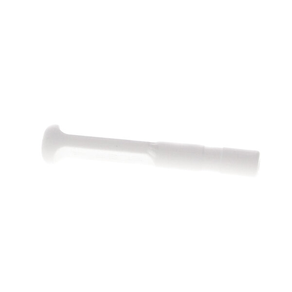 A white plastic tube with a screw on the end.