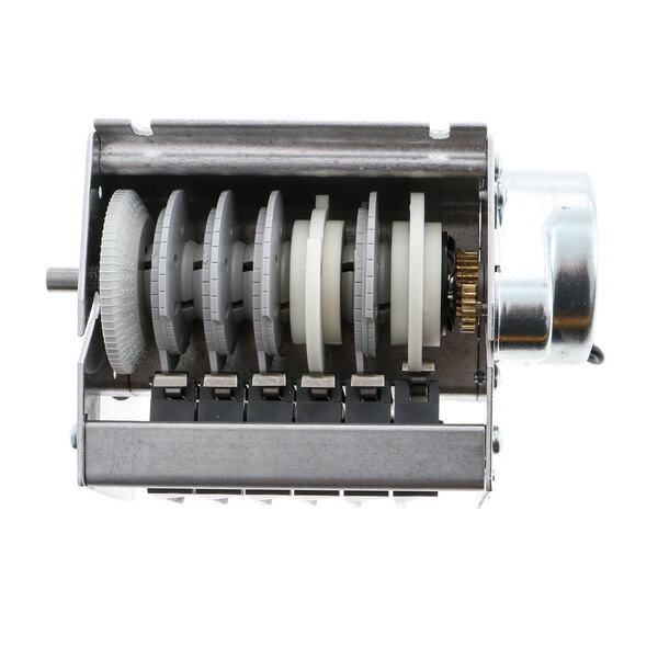 A Jackson timer motor with white gears.