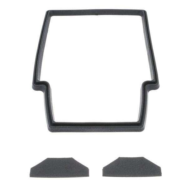 A black rubber Vitamix C-Gasket with a white background.
