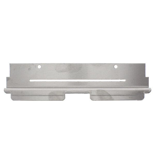 A metal Southbend Radiant Stop Bracket with two holes.