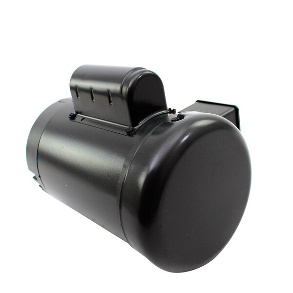 A black metal cylinder with black ends.