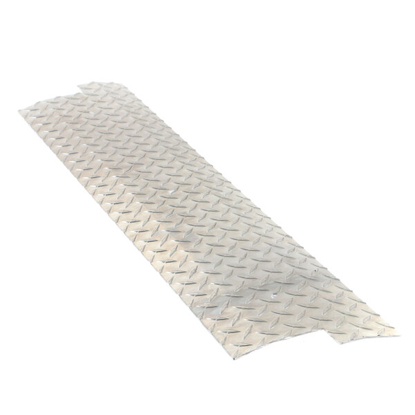A white plastic sheet with a diamond pattern.