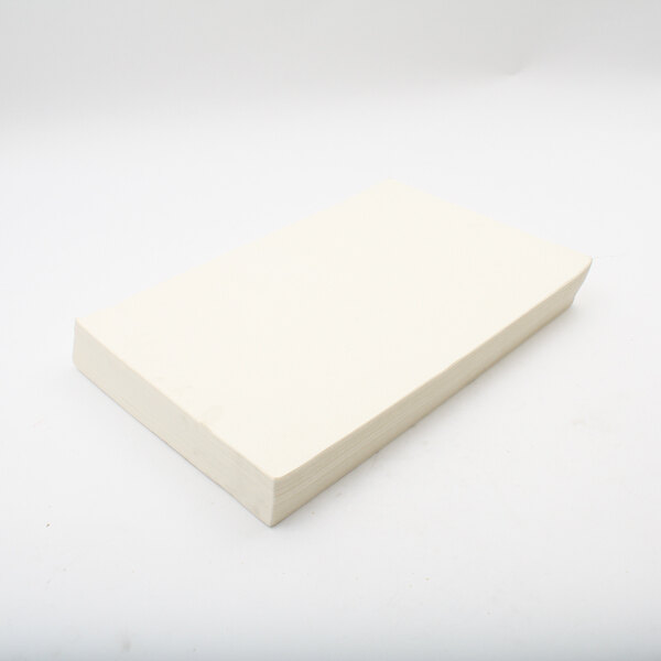 A stack of Southbend rectangular white filter paper.