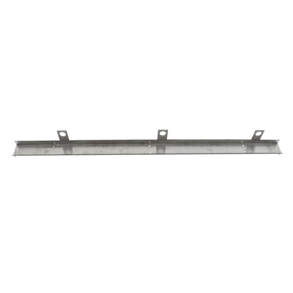 A Southbend metal shelf support with two holes.
