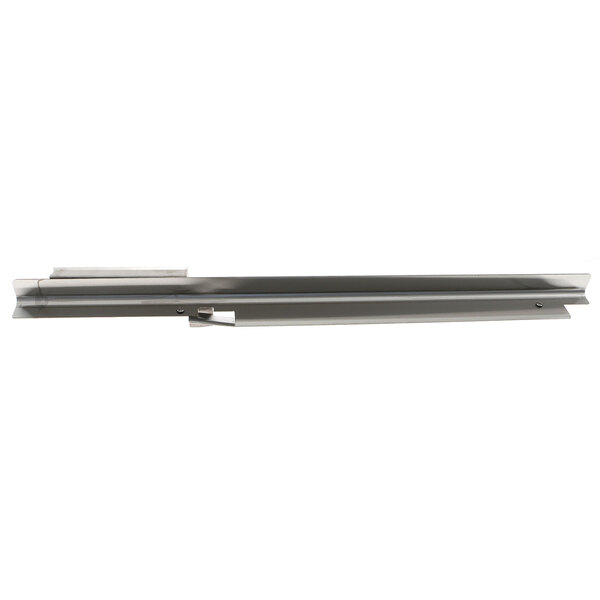 A metal Rational deflector with a long handle.