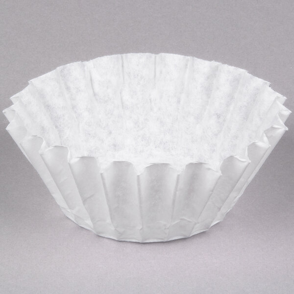 Bunn 20122.0000 9 3/4" x 4 1/4" 12 Cup Narrow Fast Flow Decanter Style Coffee Filter - 1000/Case