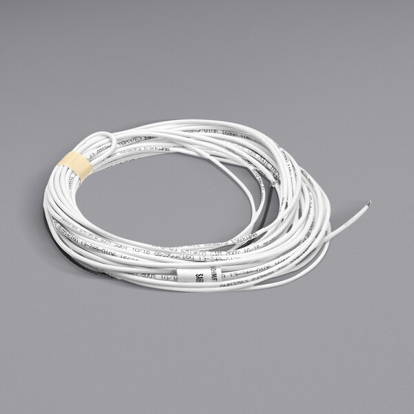 White International Cold Storage door heater wire with a black connector.