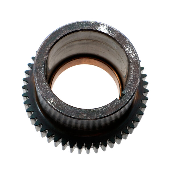 A close-up of a Blakeslee 1258 spur gear.