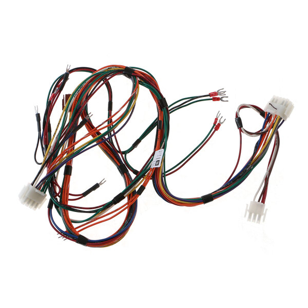 A US Range control harness with a bunch of colorful wires.