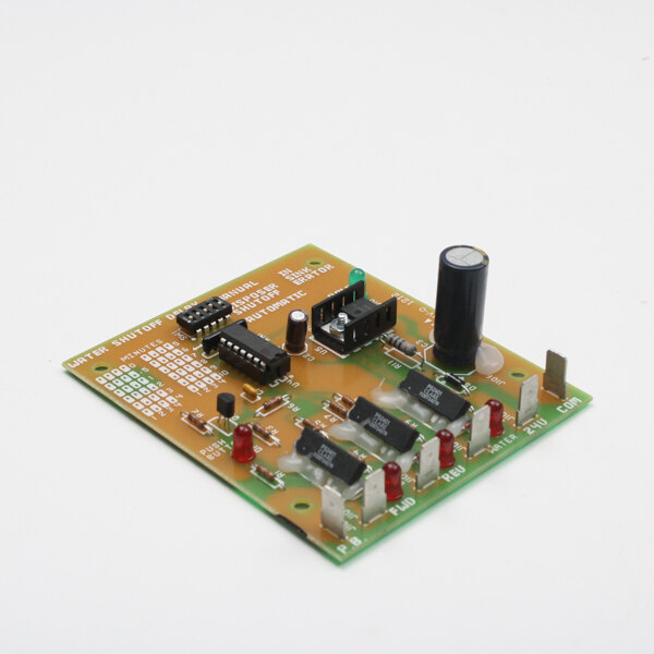 A close-up of an InSinkErator circuit board.