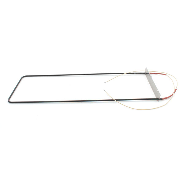 A wire and metal frame with a wire attached to it.