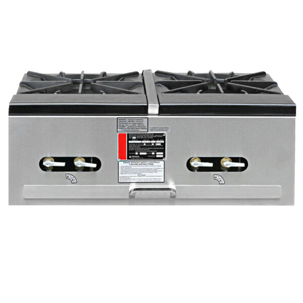 Town SR24G2XP Natural Gas Double Stock Pot Stove 274,000 BTU