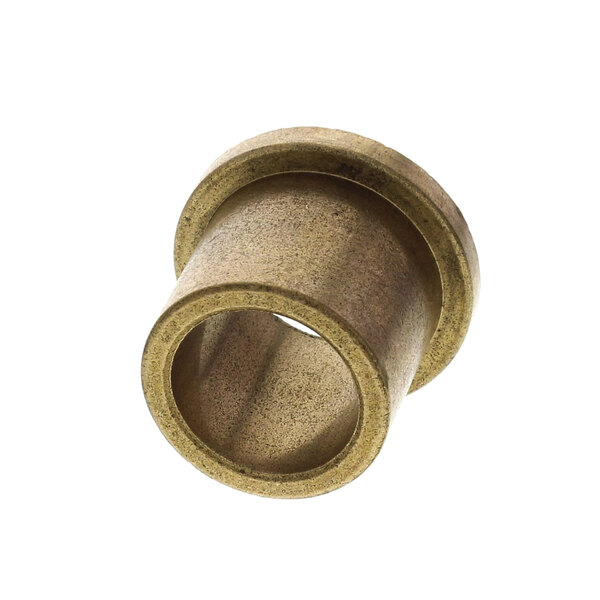 A close-up of a Mannhardt bronze shaft bushing with a cylindrical shape.