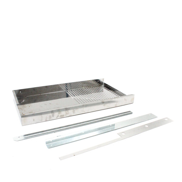 A metal grille kit with metal strips.