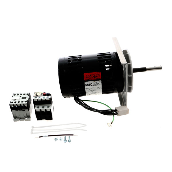 A Groen 154654 motor and wiring kit with a small electric motor and wires.