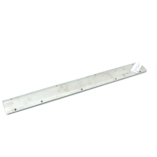A white rectangular metal breaker strip.