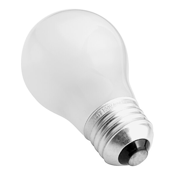 An American Range light bulb with a black cap.