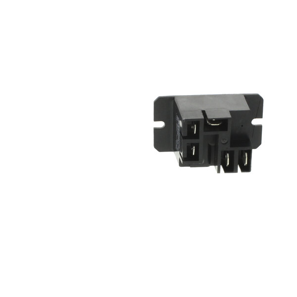 A black American Metal Ware electrical relay with several terminals on a white background.