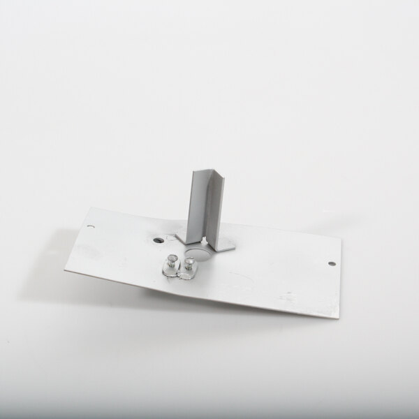 A Bakers Pride A4543X metal plate with screws.