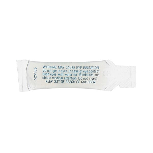 A white plastic container of Accutemp sealant with blue text.