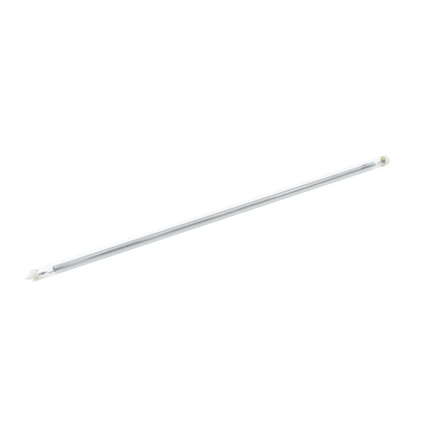 A long thin white metal rod with a metal tip.