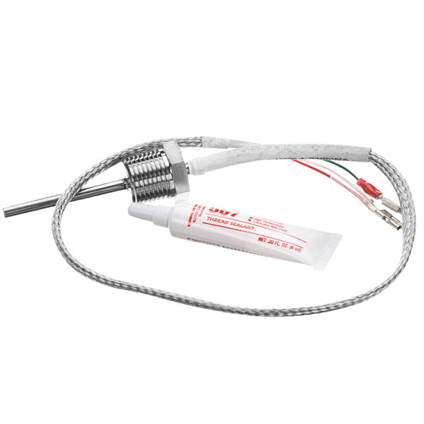 A Frymaster gas low temperature probe kit with a white tube with red and green wires.