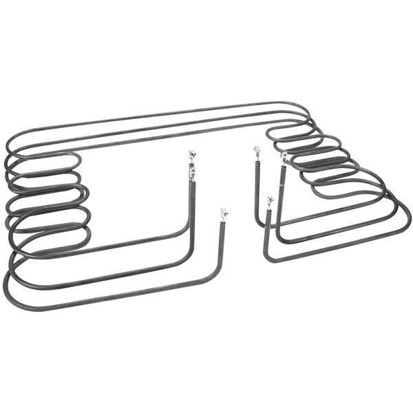 A US Range Garland heater element assembly with metal coils and a wire.