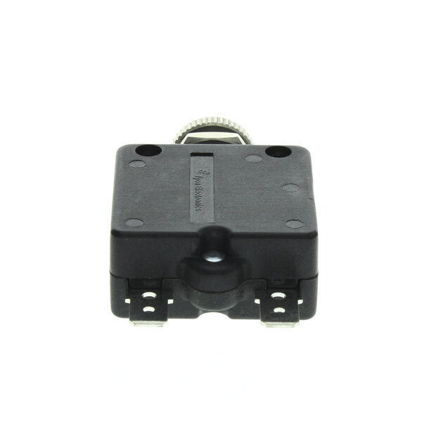A black square Insinger control block with screws.