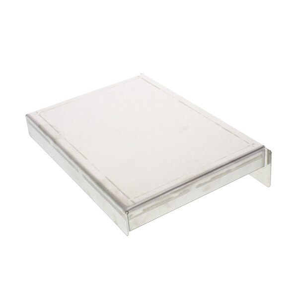 A white rectangular Grindmaster-Cecilware Tidy Tray drawer with a white cover.