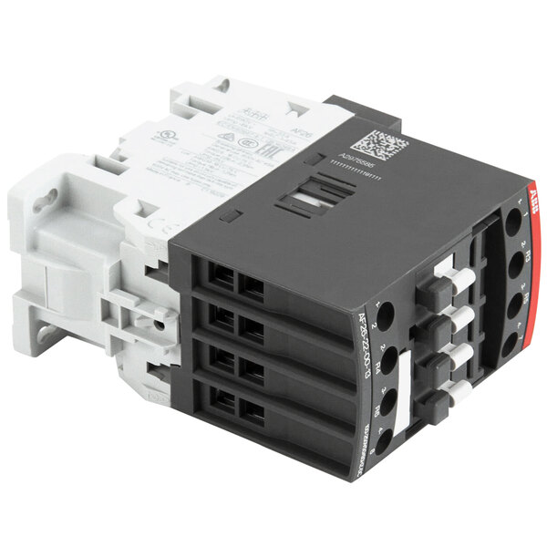 A Stero 3-pole contactor with two wires and three terminals.