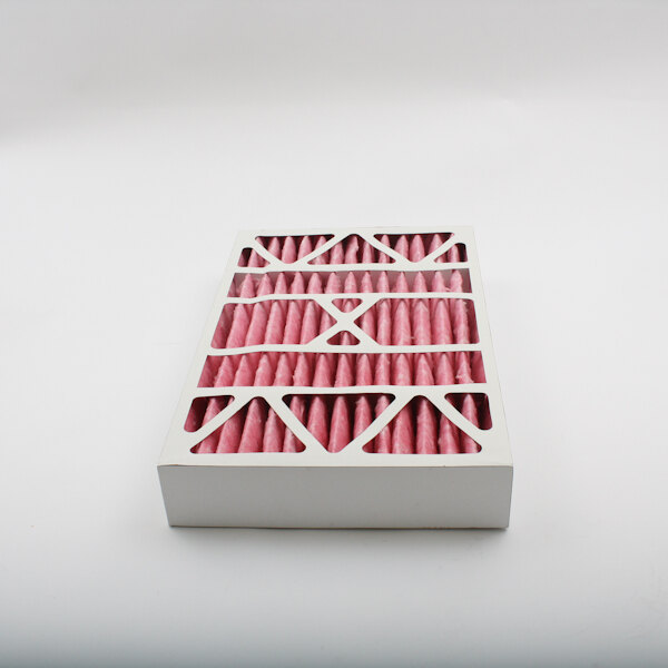 A white box with pink BKI air filters.
