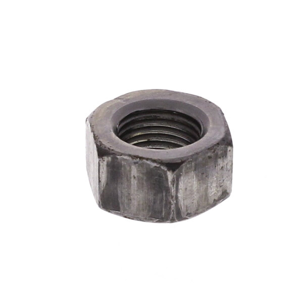 A close-up of a Bakers Pride 9/16-18 hex nut.
