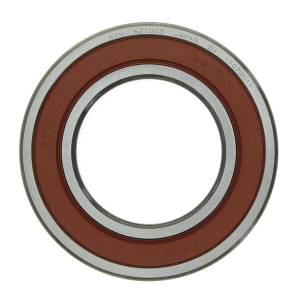 A close-up of a Doyon Baking Equipment roller bearing with rubber and metal parts.