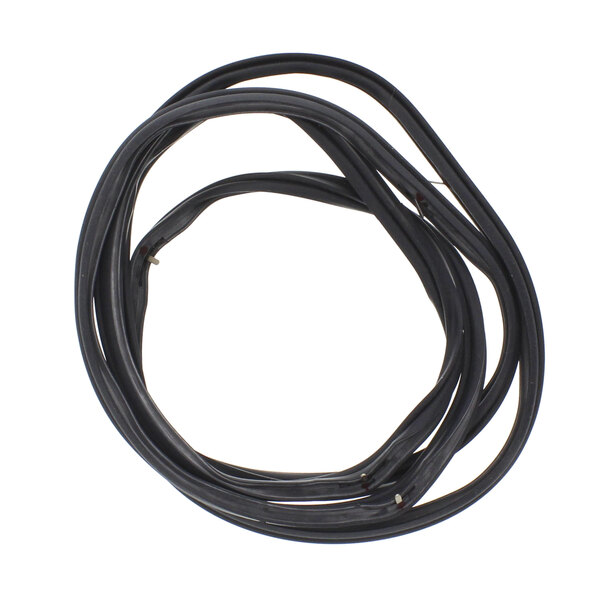 A black rubber gasket for an Eloma combi oven on a white background.