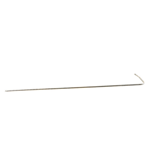 A long metal wire with a hook on the end.