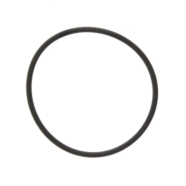 A black rubber Cornelius O-ring.