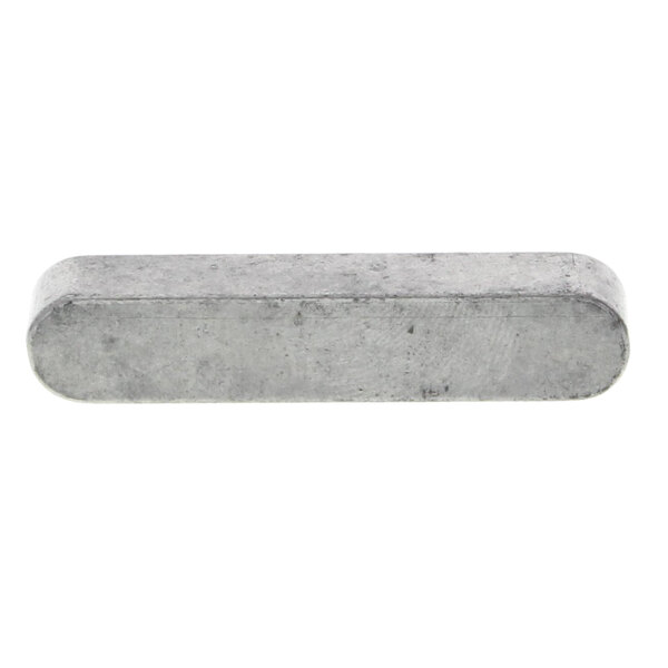 A gray metal Univex F700163P key.