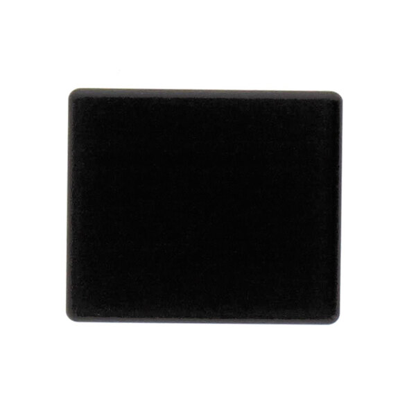 A black square steam wand handle with a white border.