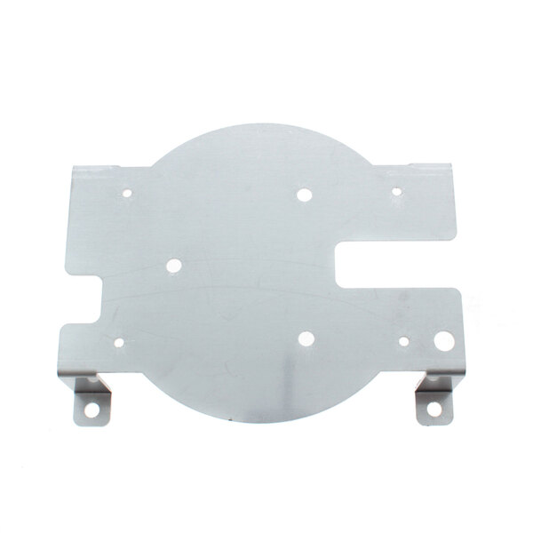 A metal bracket with holes for an Antunes Axial Fan.