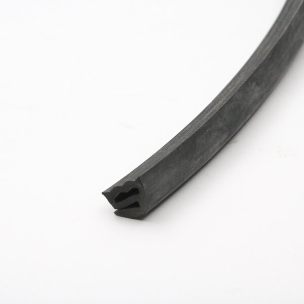A close-up of a black rubber seal for an Alto-Shaam combi oven window.