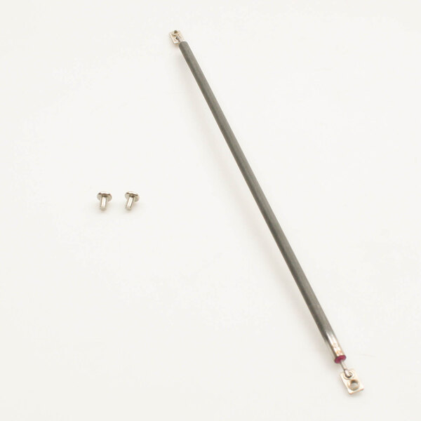A metal rod with screws on each end.