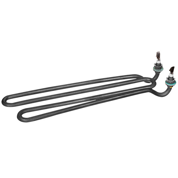 A Champion heating element with metal rods and wires.