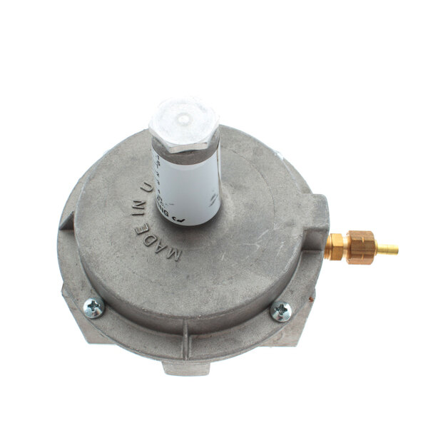 A Cleveland air pressure switch with white and gold tubes.