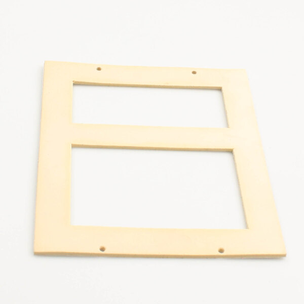 A white rectangular Cleveland service gasket with holes.
