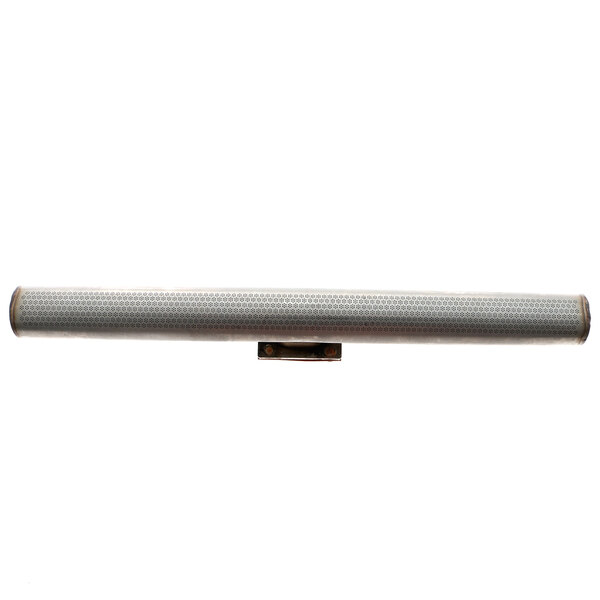 A metal steam tube with a metal base.