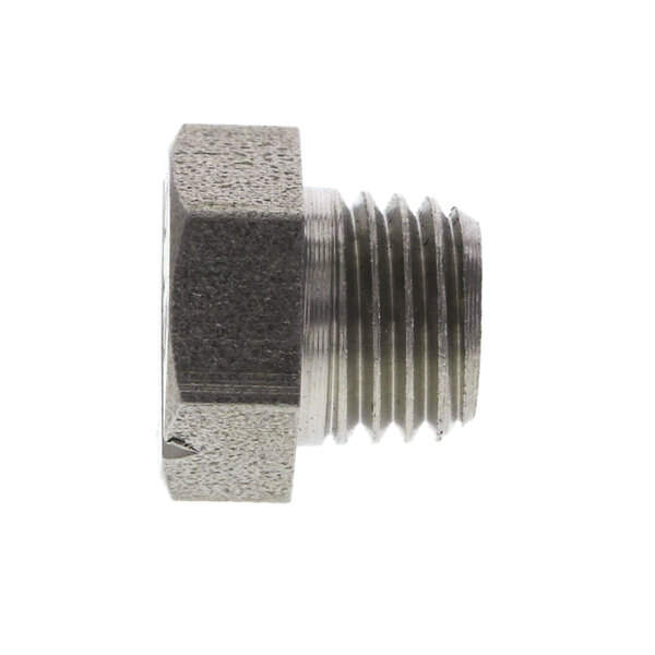 A stainless steel threaded nut for a Meiko dishwasher.