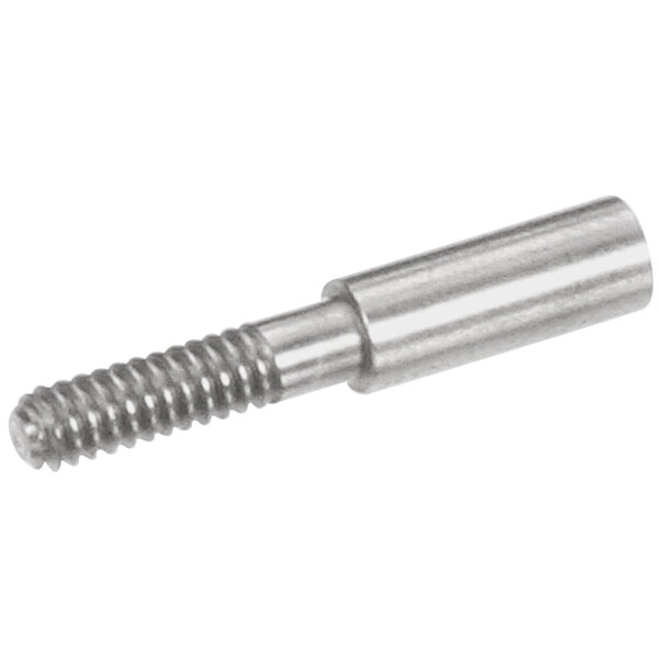 A close-up of a Champion stainless steel stub shaft with a screw head.
