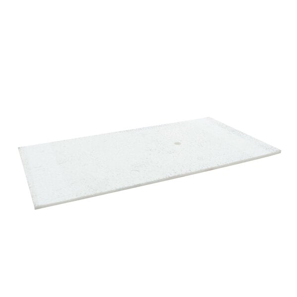 A white rectangular Keating insulation board with holes.