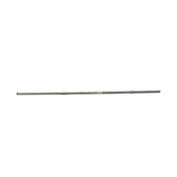 A metal rod with a handle on a white background.